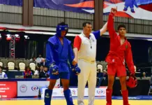 Kejuaraan Dunia Sambo Remaja dan Junior 2025 : Handezka Vaktorias Persembahkan Perunggu untuk Indonesia