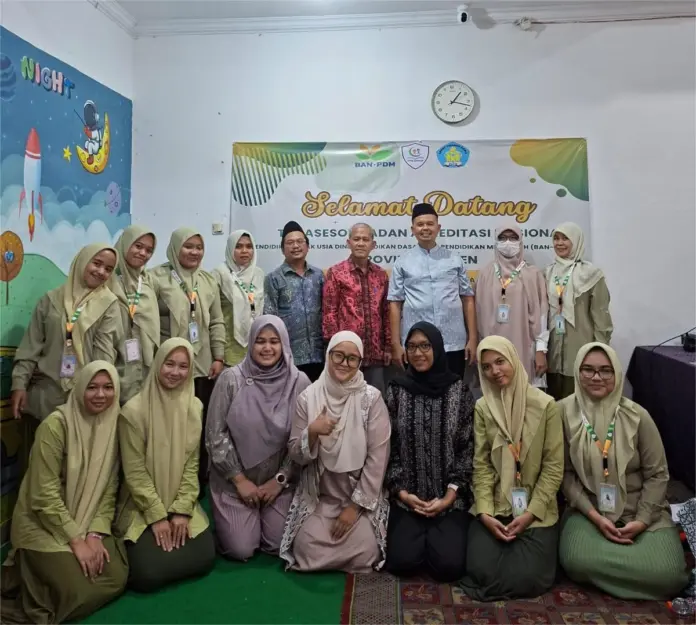 Visitasi Akreditasi BAN-PDM Provinsi Banten di TK Little Jannah Bonag Kec. Kelapa Dua