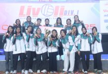 Putri Yuso Yogyakarta Juara Livoli Divisi I Tahun 2025