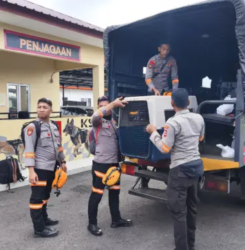 Korsabhara Baharkam Polri, Terjunkan Unit K-9 SAR di Polda NAD