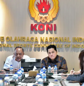 Sambangi KONI Pusat, Menpora Bahas Pembinaan Olahraga Nasional