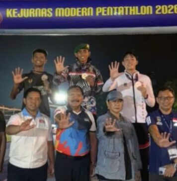 Caroline dan Jumeidi Sabet Juara Senior Kejurnas Modern Pentathlon 2026