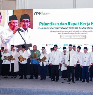 Ketua Dewan Pembina PP Masyarakat Ekonomi Syariah Ma’ruf Amin Lantik Pengurus MES Periode 2026-2031